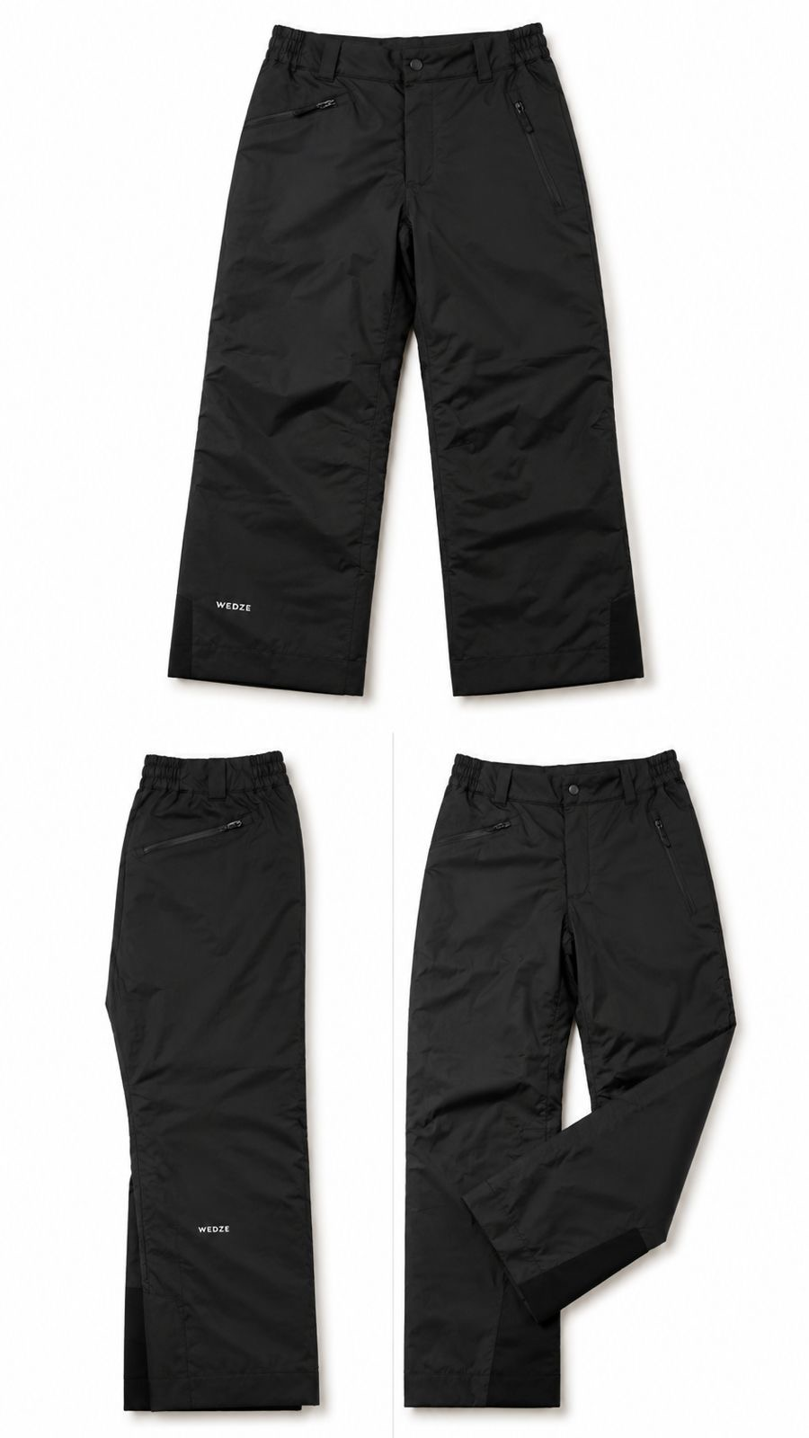 DECATHLON SNOW HIKING PANT - BLACK