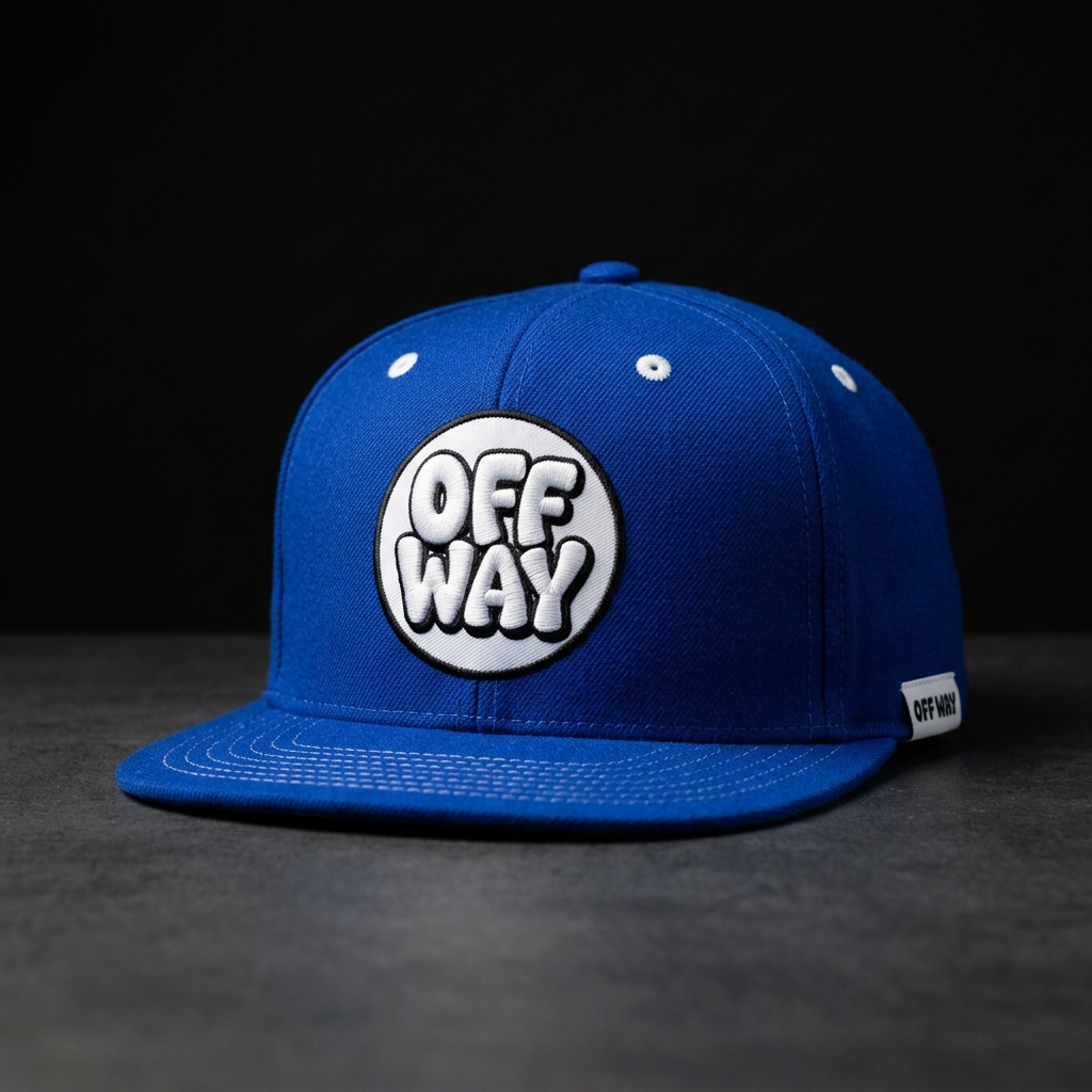OFF WAY COBALT SNAPBACK